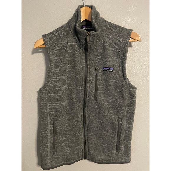 Patagonia Vest Mens Small Gray Better Sweater Fleece Full Zip Pockets STY 25881 - Picture 1 of 8